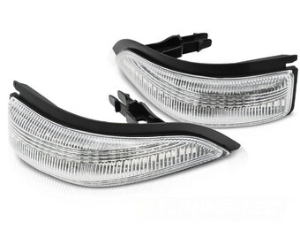 Spiegelknipperlichten geschikt voor TOYOTA YARIS III 2011-2019 - LED wit