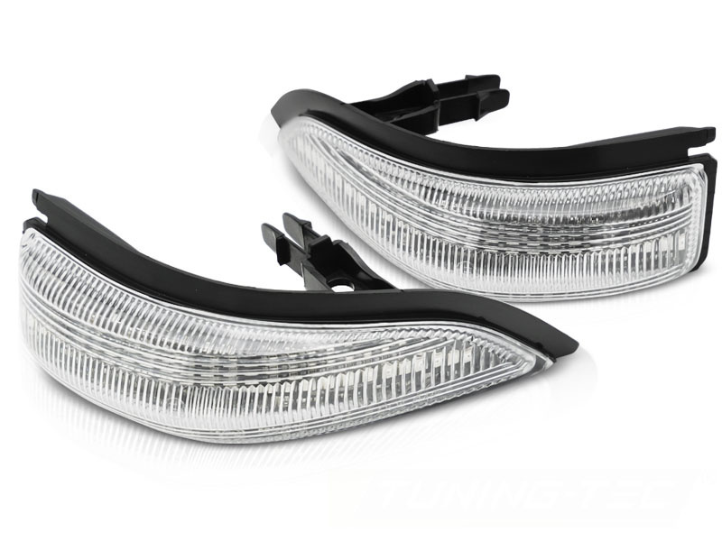Spiegelknipperlichten geschikt voor TOYOTA YARIS III 2011-2019 - LED wit
