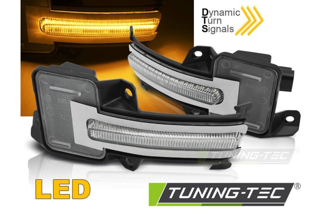 Spiegelknipperlichten geschikt voor HONDA CIVIC X 2016-2021 - LED wit