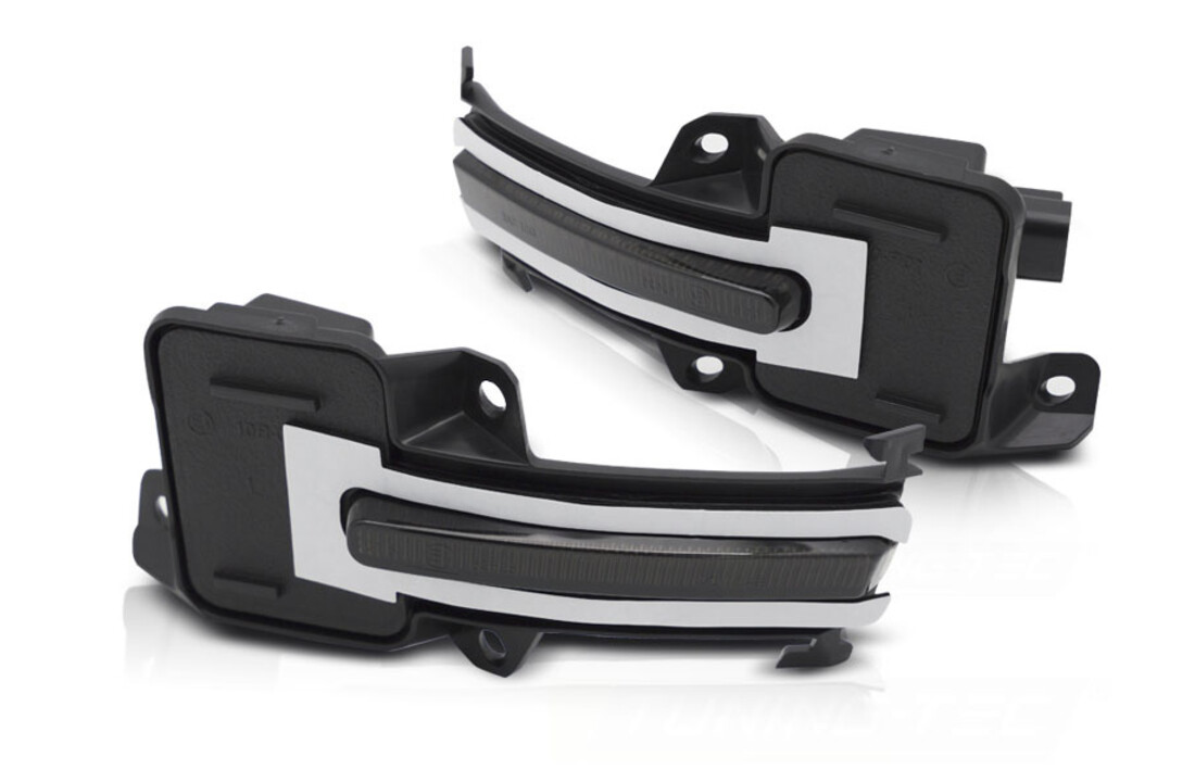 Spiegelknipperlichten geschikt voor HONDA CIVIC X 2016-2021 - LED smoke