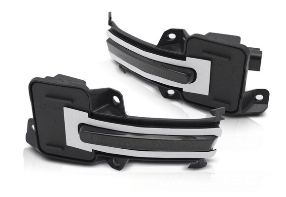 Spiegelknipperlichten geschikt voor HONDA CIVIC X 2016-2021 - LED smoke