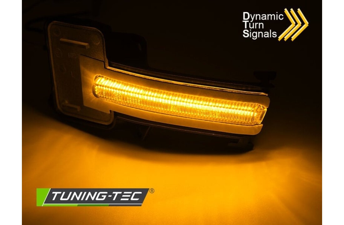 Spiegelknipperlichten geschikt voor HONDA CIVIC X 2016-2021 - LED smoke