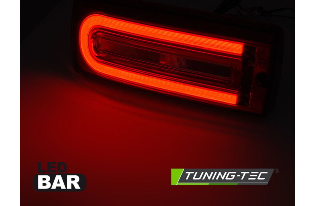 Achterlichten geschikt voor MERCEDES W463 G-klasse 1990-2018 - LED - rood wit