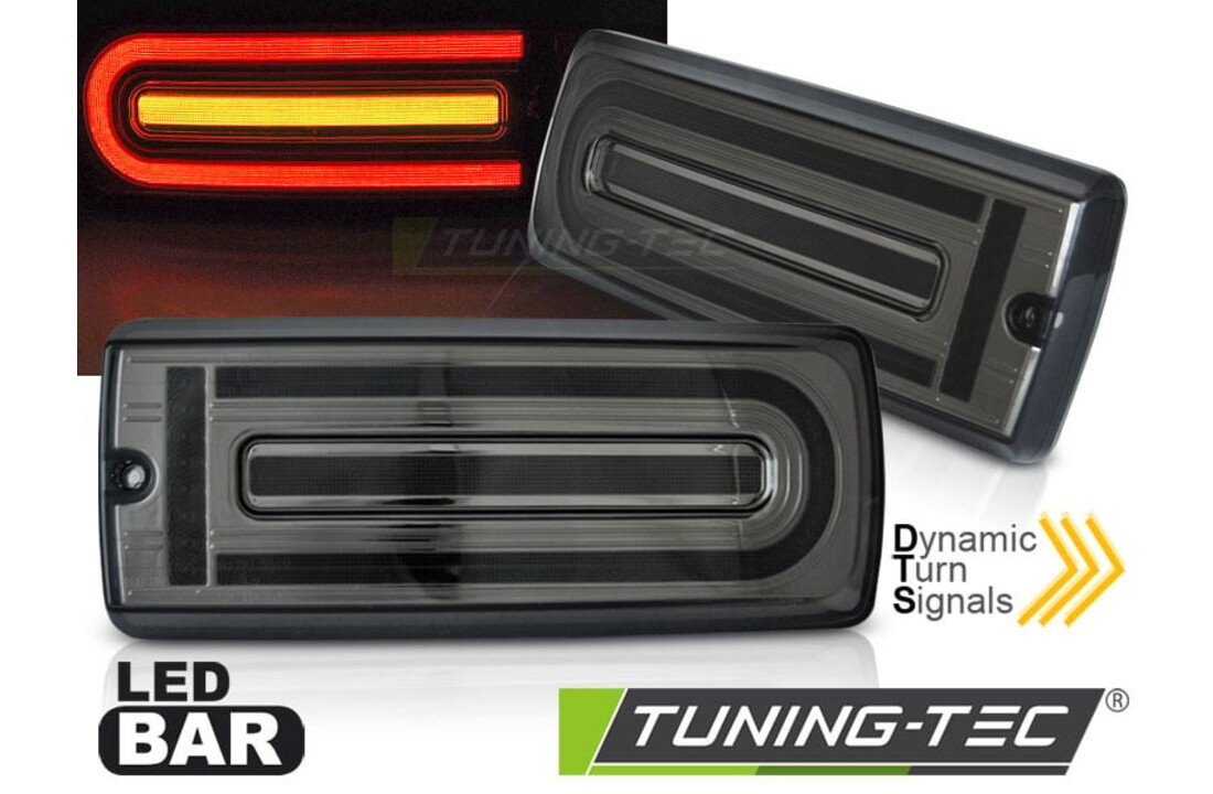 Achterlichten geschikt voor MERCEDES W463 G-klasse 1990-2018 - LED - smoke