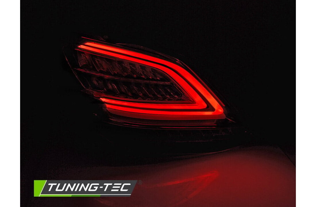 Achterlichten geschikt voor MERCEDES C-klasse W205 sedan 2014-2018 - LED - rood wit