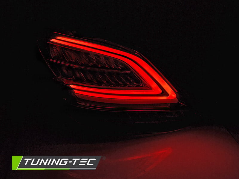 Achterlichten geschikt voor MERCEDES C-klasse W205 sedan 2014-2018 - LED - rood wit