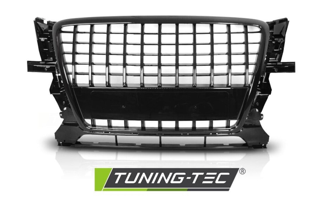 Grille geschikt voor AUDI Q5 2008-09/2012 - sport stijl - glanzend zwart