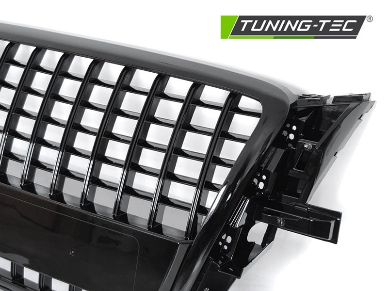 Grille geschikt voor AUDI Q5 2008-09/2012 - sport stijl - glanzend zwart