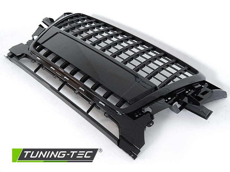 Grille geschikt voor AUDI Q5 2008-09/2012 - sport stijl - glanzend zwart