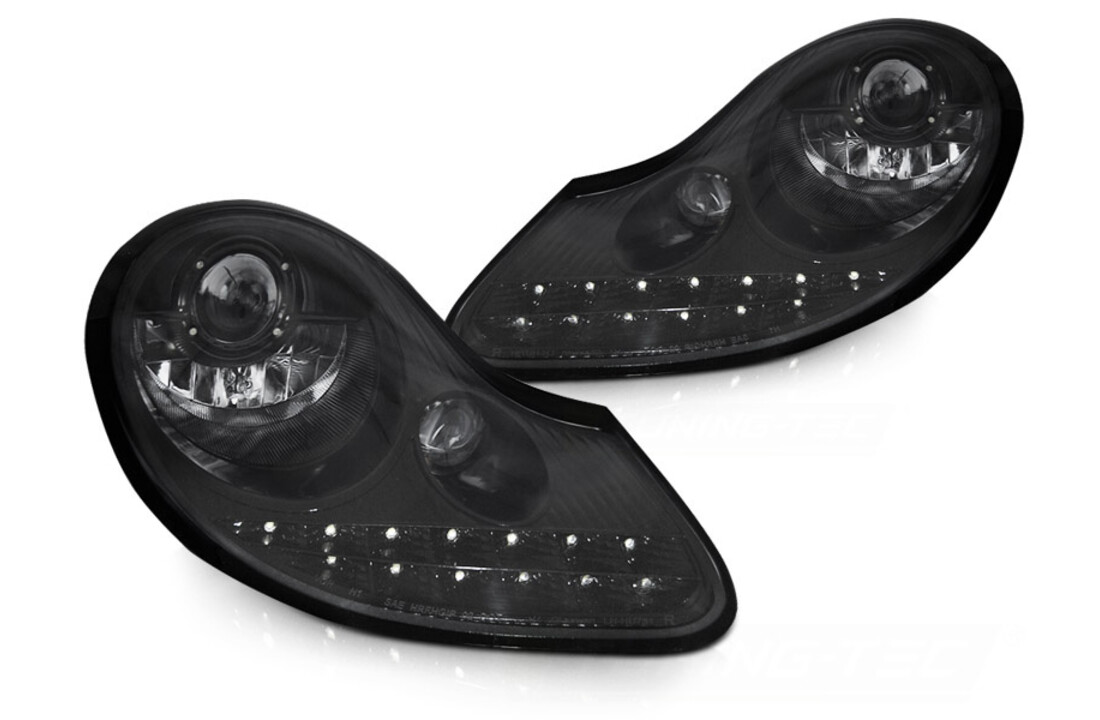 Koplampen geschikt voor PORSCHE BOXSTER 96-04 /911 996 - glanzend zwart