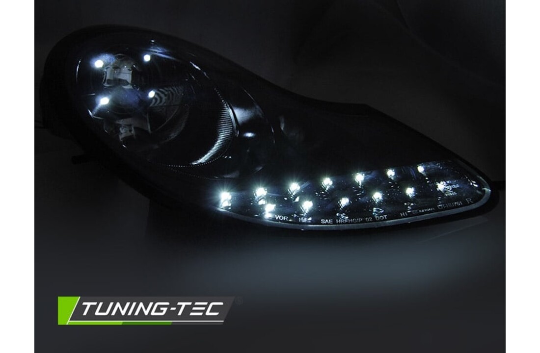 Koplampen geschikt voor PORSCHE BOXSTER 96-04 /911 996 - glanzend zwart