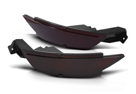 Mistlampen geschikt voor FORD FIESTA MK7 hatchback 2008-2016 - LED - rood smoke