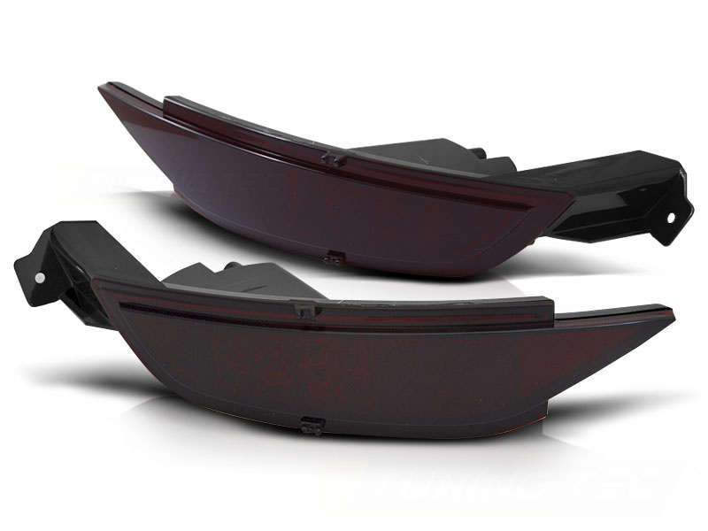 Mistlampen geschikt voor FORD FIESTA MK7 hatchback 2008-2016 - LED - rood smoke