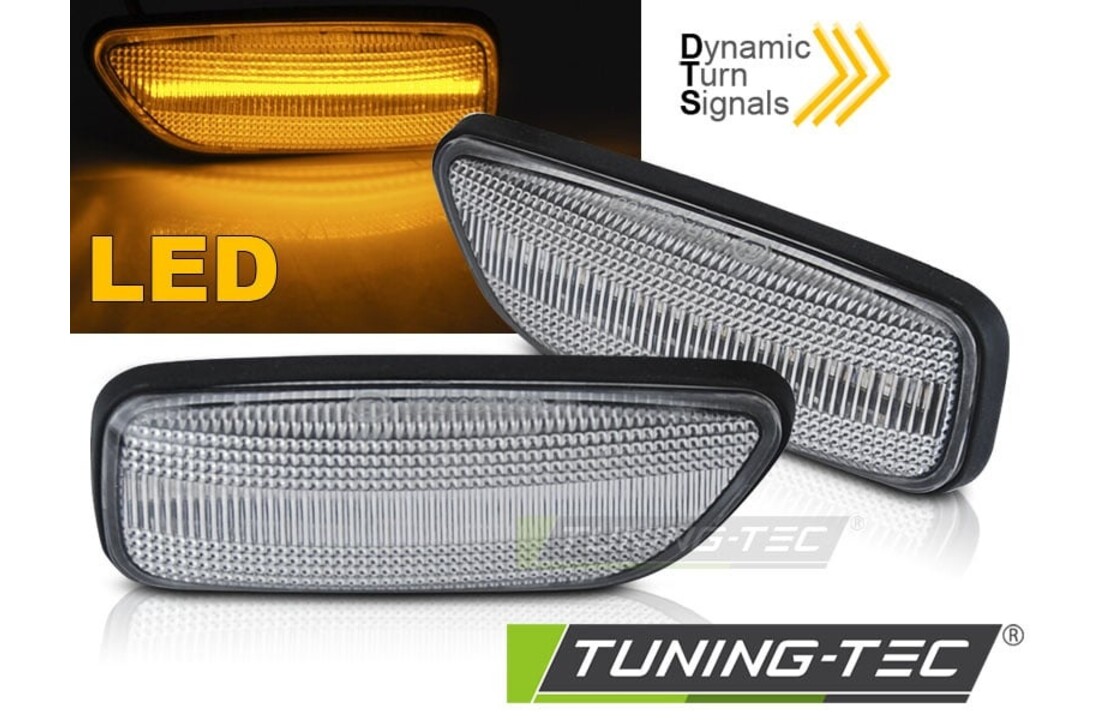 Zijkant knipperlichten geschikt voor VOLVO S60 S80 V70 XC90 - LED wit