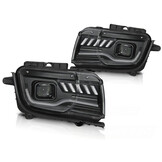 Koplampen CHEVROLET CAMARO 09-13 TUBE ZWART