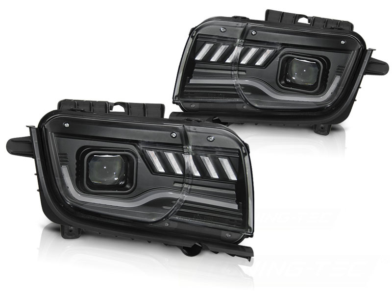 Koplampen CHEVROLET CAMARO 09-13 TUBE ZWART