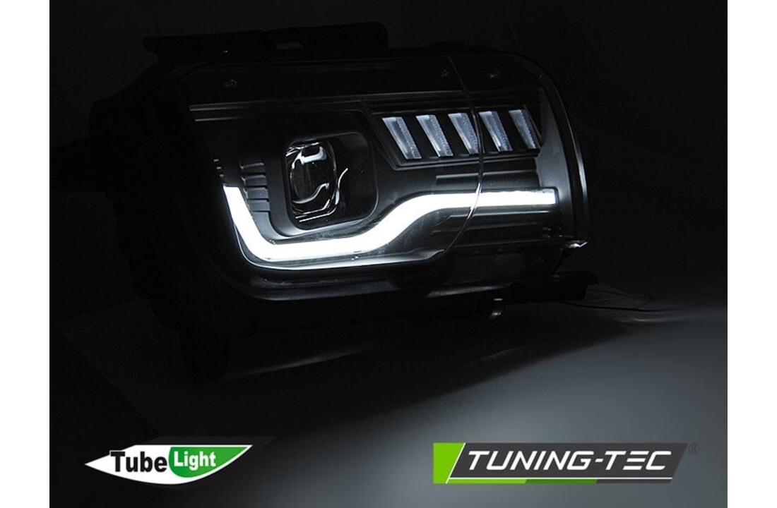 Koplampen CHEVROLET CAMARO 09-13 TUBE ZWART