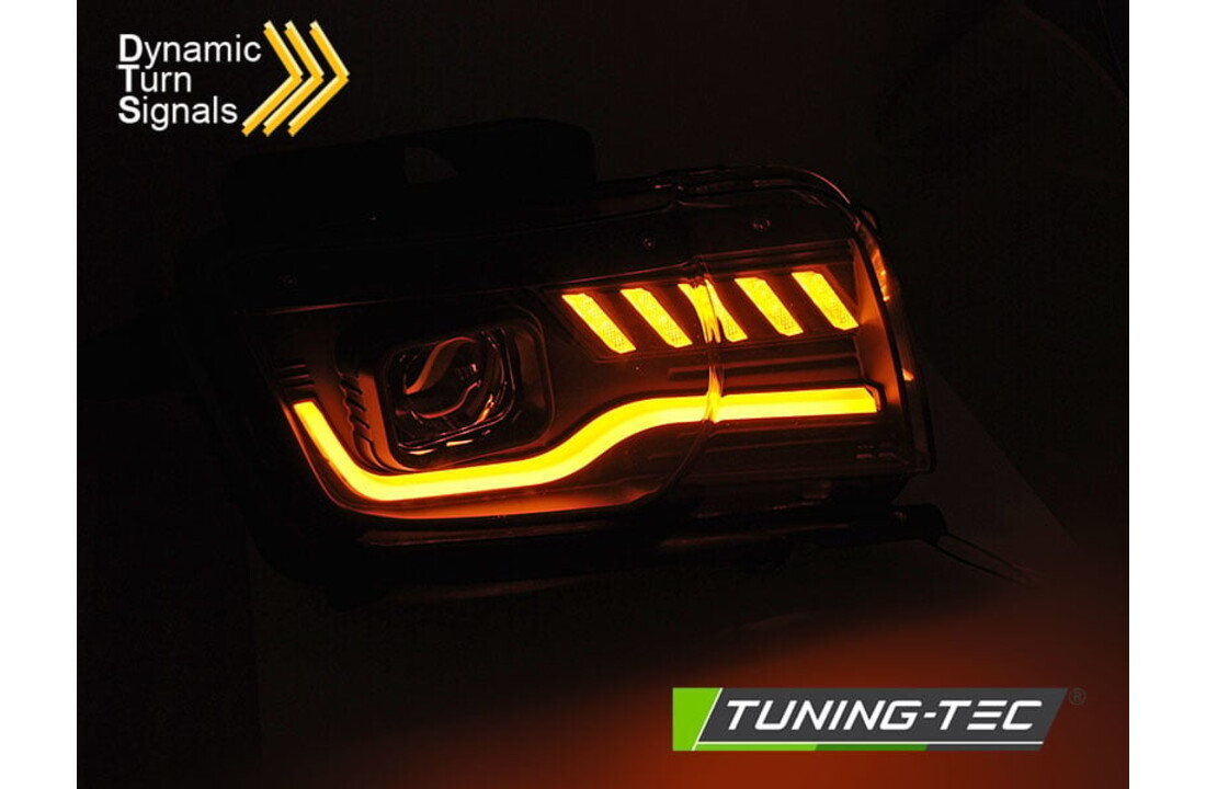 Koplampen CHEVROLET CAMARO 09-13 TUBE ZWART