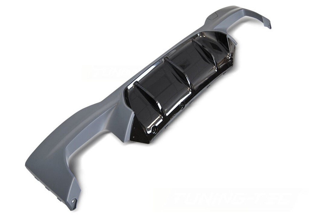 Diffusor achterbumper geschikt voor BMW G30 G31 LCI SPORT STIJL dubbele uitlaat