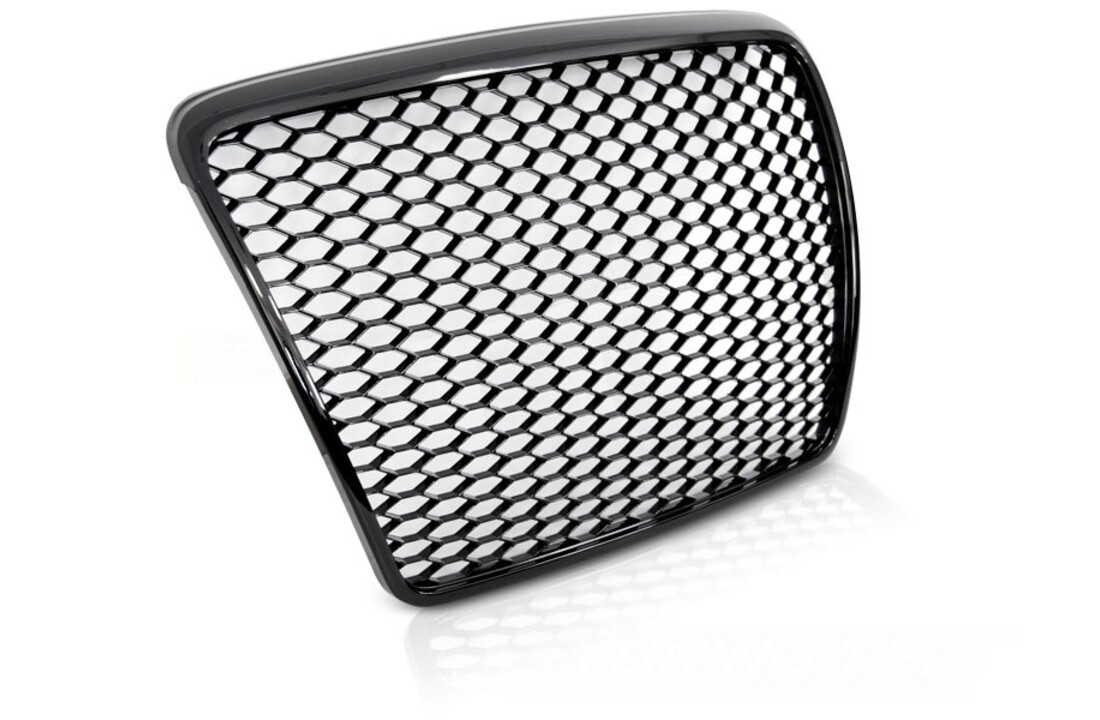 Grill geschikt voor AUDI A6 C6 09-11 sedan/station SPORT GLANZEND ZWART