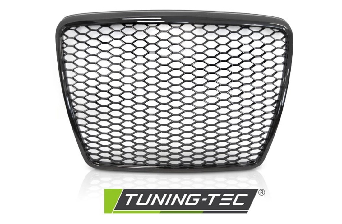 Grill geschikt voor AUDI A6 C6 09-11 sedan/station SPORT GLANZEND ZWART