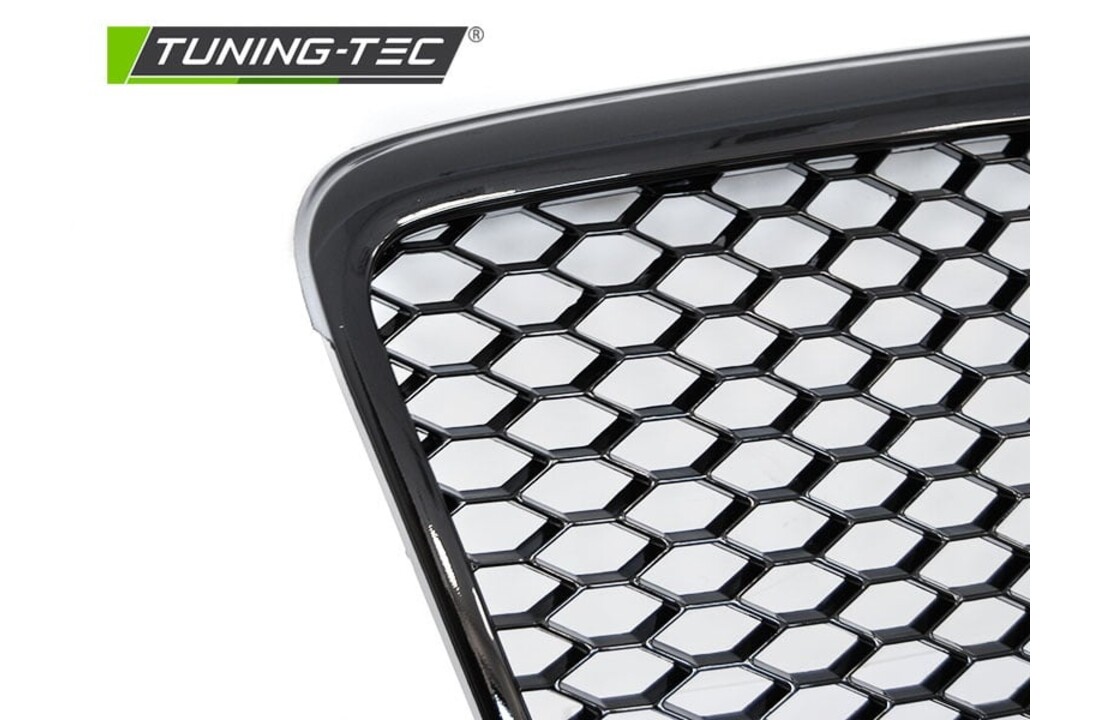 Grill geschikt voor AUDI A6 C6 09-11 sedan/station SPORT GLANZEND ZWART