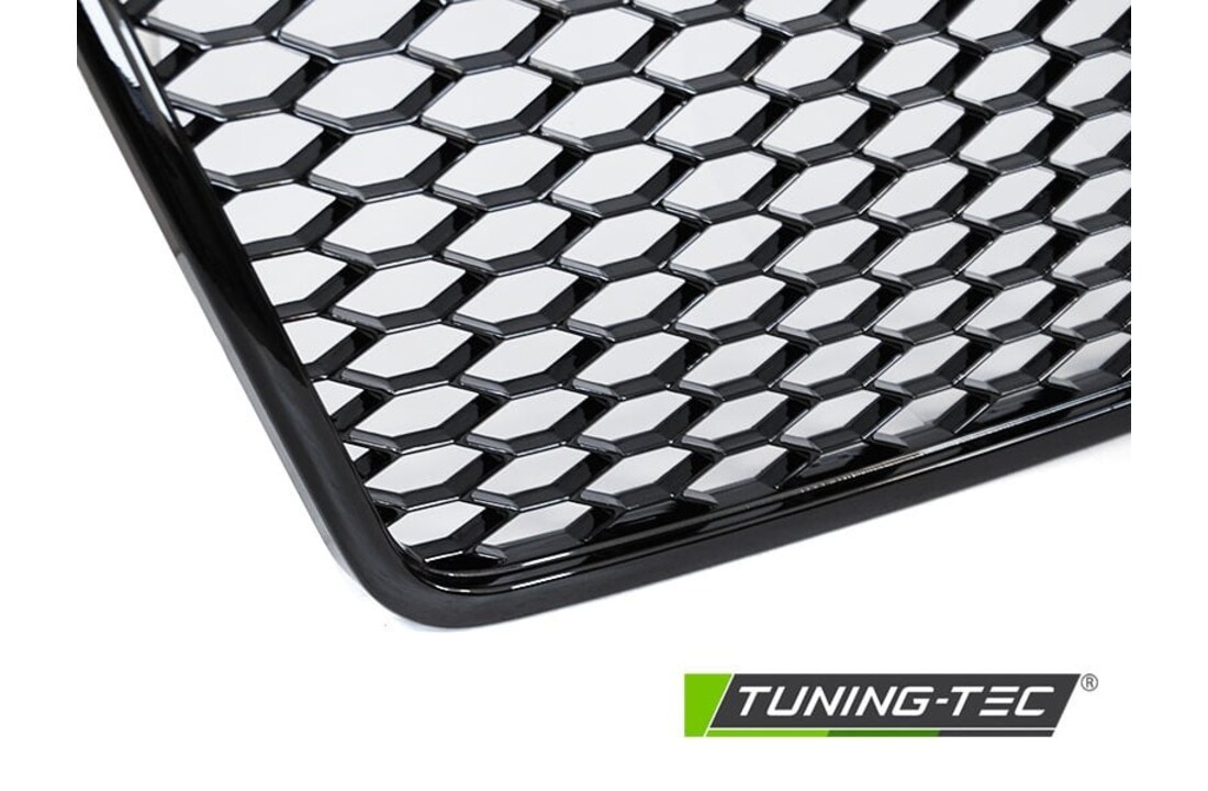 Grill geschikt voor AUDI A6 C6 09-11 sedan/station SPORT GLANZEND ZWART