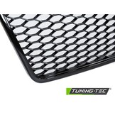 Grill geschikt voor AUDI A6 C6 09-11 sedan/station SPORT GLANZEND ZWART