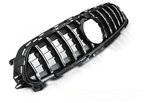 Grill geschikt voor MERCEDES W213 SPORT 20-23 SPORT CHROOM ZWART