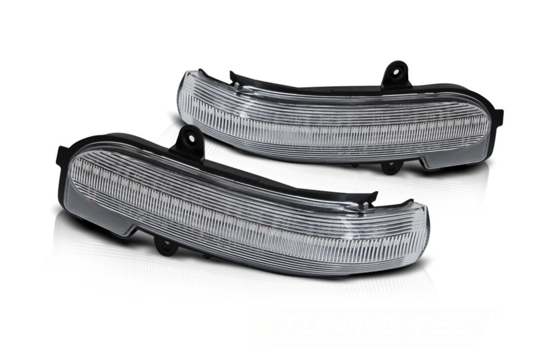 Knipperlichten spiegel geschikt voor MERCEDES W203 T203 CL203 00-07 WIT