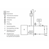 CV houtkachel met kookplaat - 15 kW - TEMY ES 15 - zwart