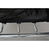 Trampoline rechthoekig 126×193 cm - met schommel - roze