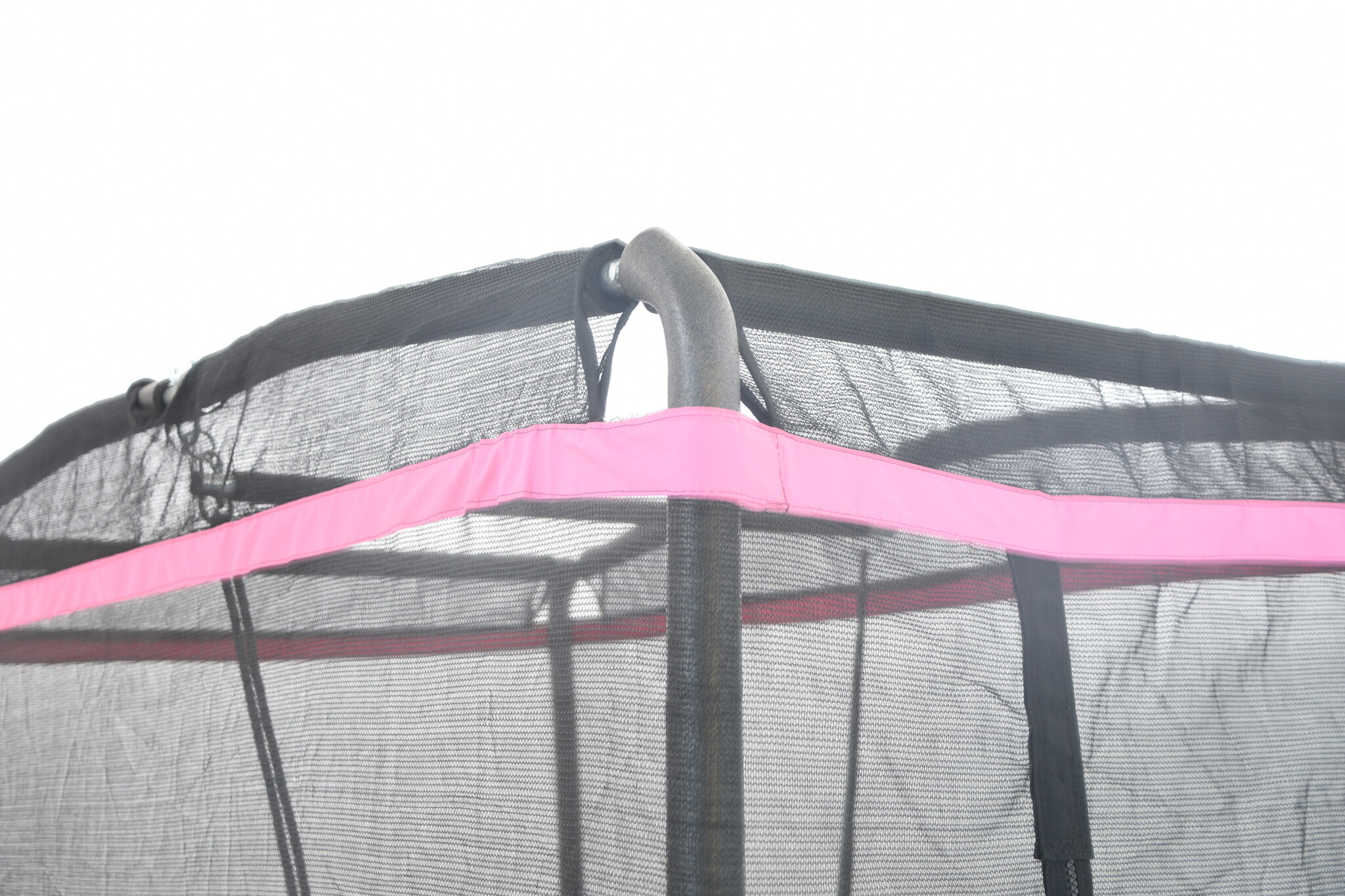 Trampoline rechthoekig 126×193 cm - met schommel - roze