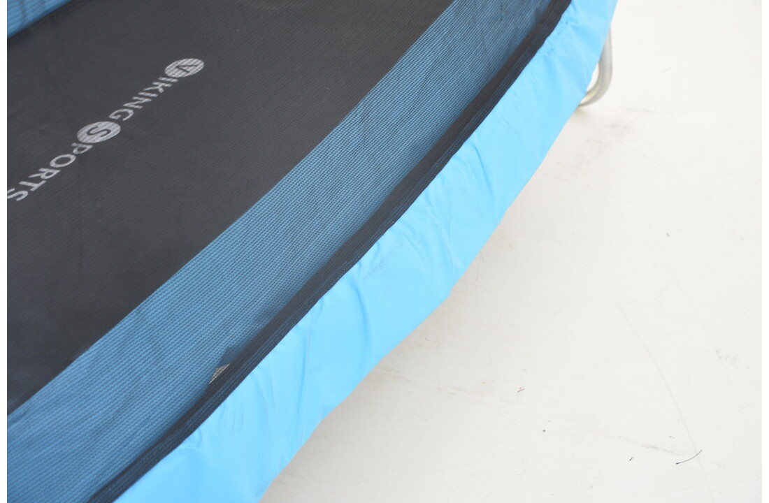 Trampoline rechthoekig 126×193 cm - met schommel - blauw