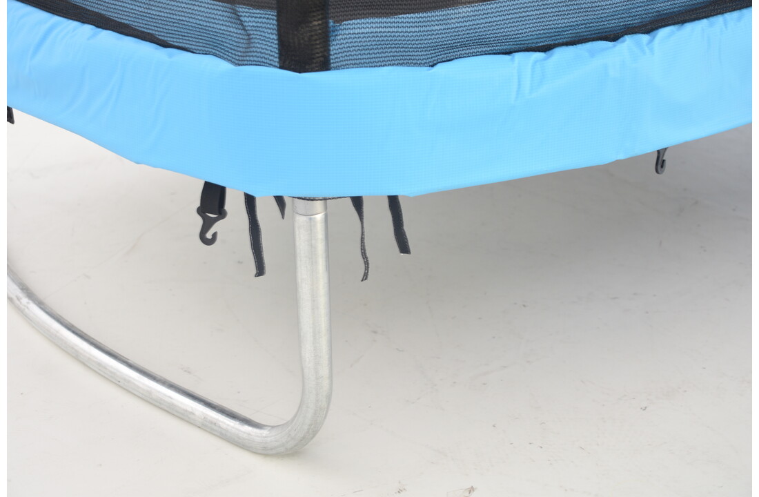 Trampoline rechthoekig 126×193 cm - met schommel - blauw