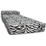 Opvouwbaar matras 70x200 | Zebra Design | 15cm Foam | Wit/Zwart