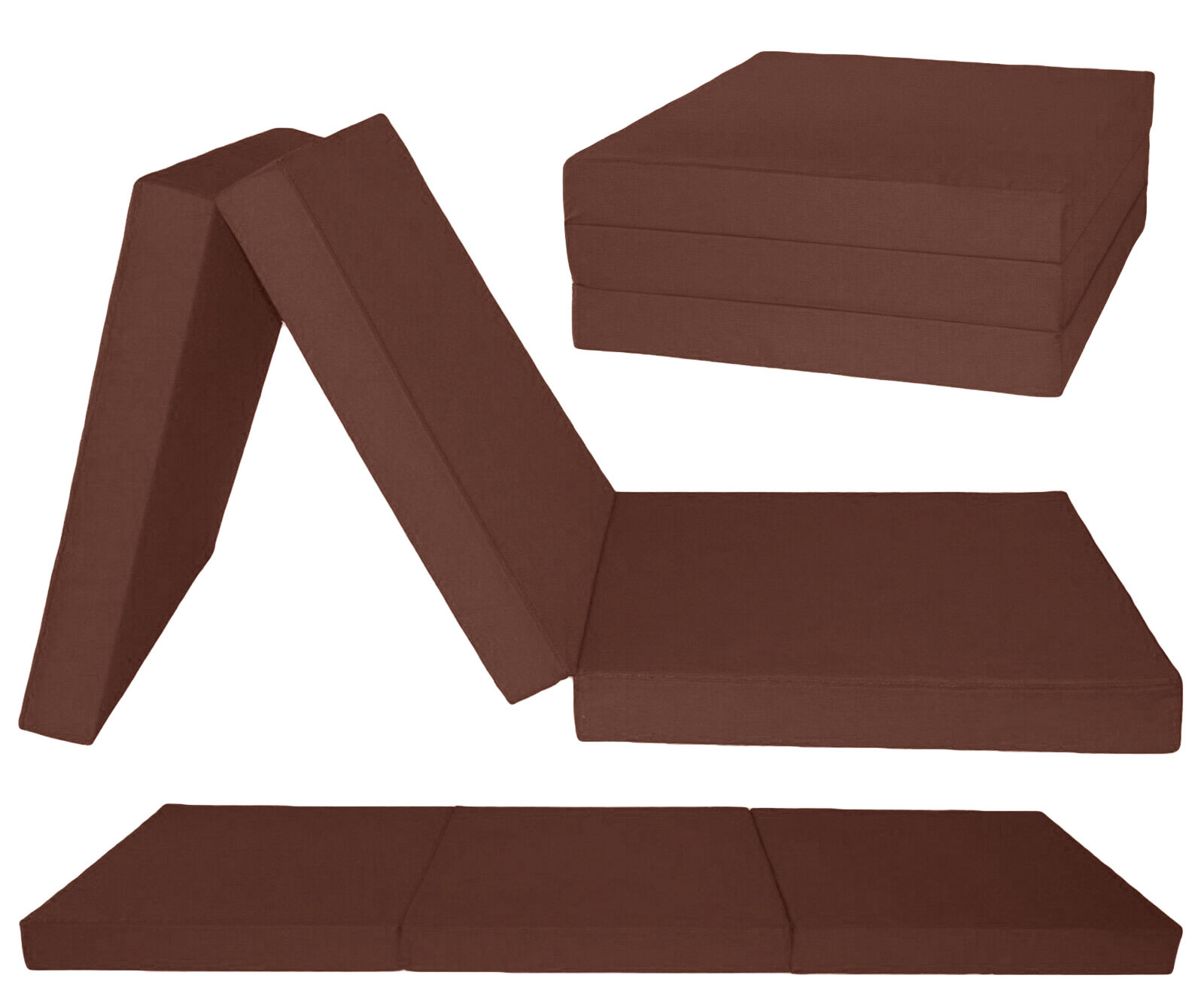 Camping matras 80x195 - Extra dik 15cm - Licht bruin foam
