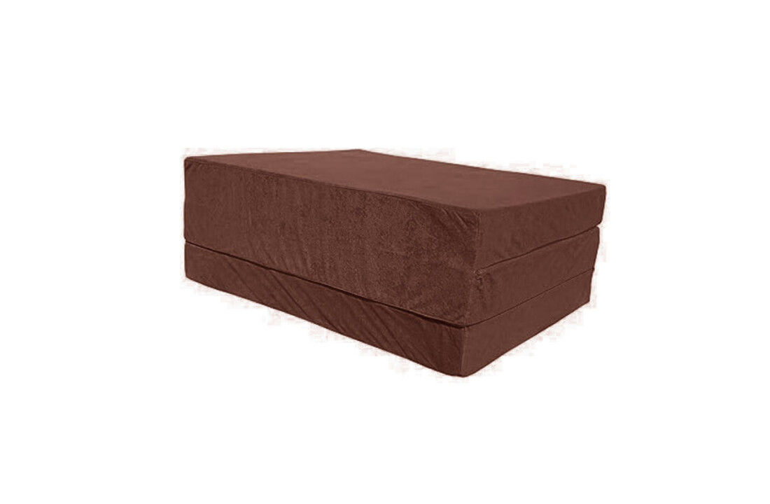 Camping matras 80x195 - Extra dik 15cm - Licht bruin foam