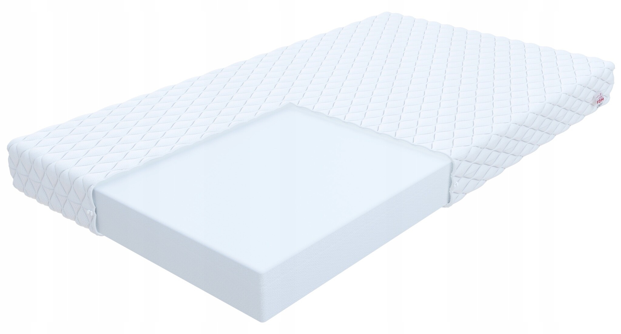 Koudschuimmatras 140x200 H3 - Wit polyurethaanschuim, wasbare hoes