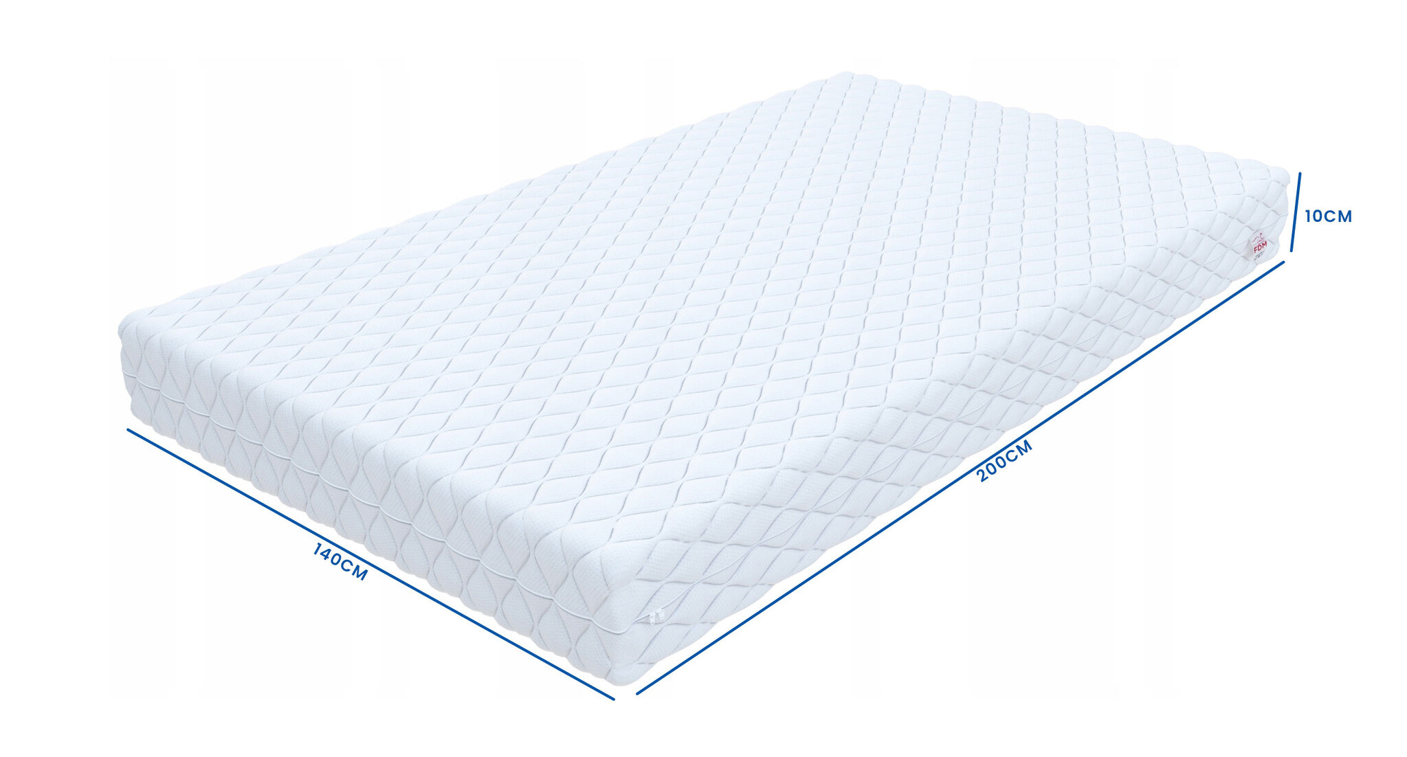 Witte matras 140x200 cm | Koudschuim H3 | Nederlands product