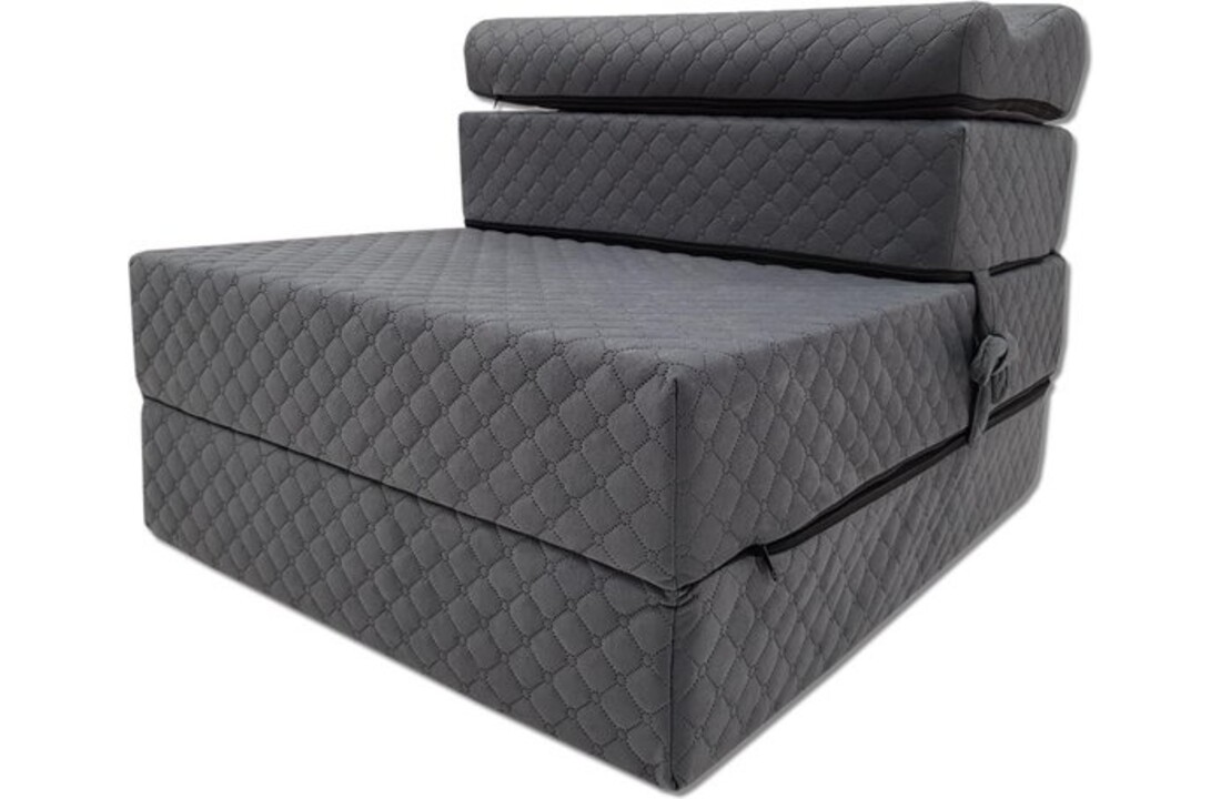 Camping matras grafiet - 200x70x15 cm - Foam