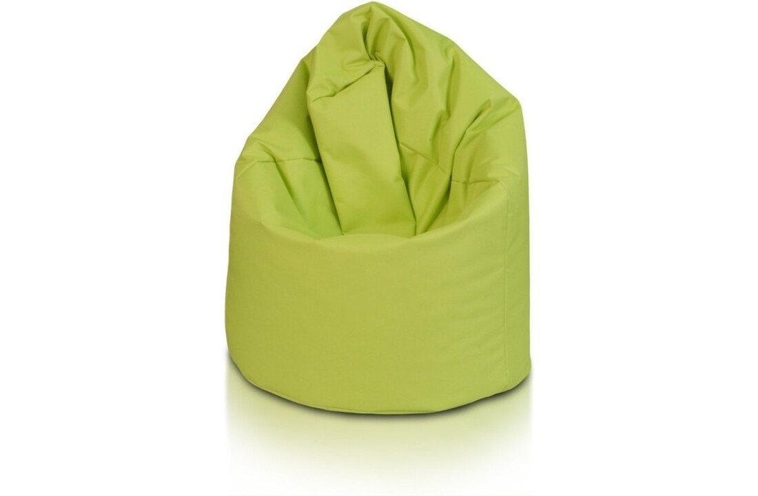 Loungestoel zitkussen lichtgroen 70x70x110 cm polyester