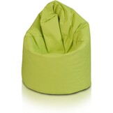 Loungestoel zitkussen lichtgroen 70x70x110 cm polyester