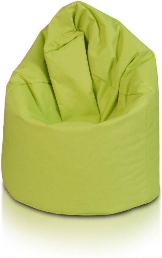 Loungestoel zitkussen lichtgroen 70x70x110 cm polyester