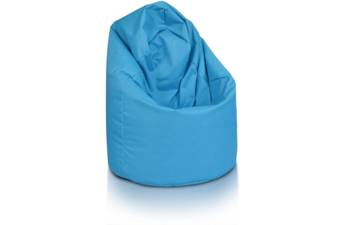 Zitzak fauteuil blauw - 70x70x110cm, polyester, EPS-kralen