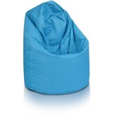 Relaxkussen blauw | Zitzak fauteuil 70x70x110cm | Polyester