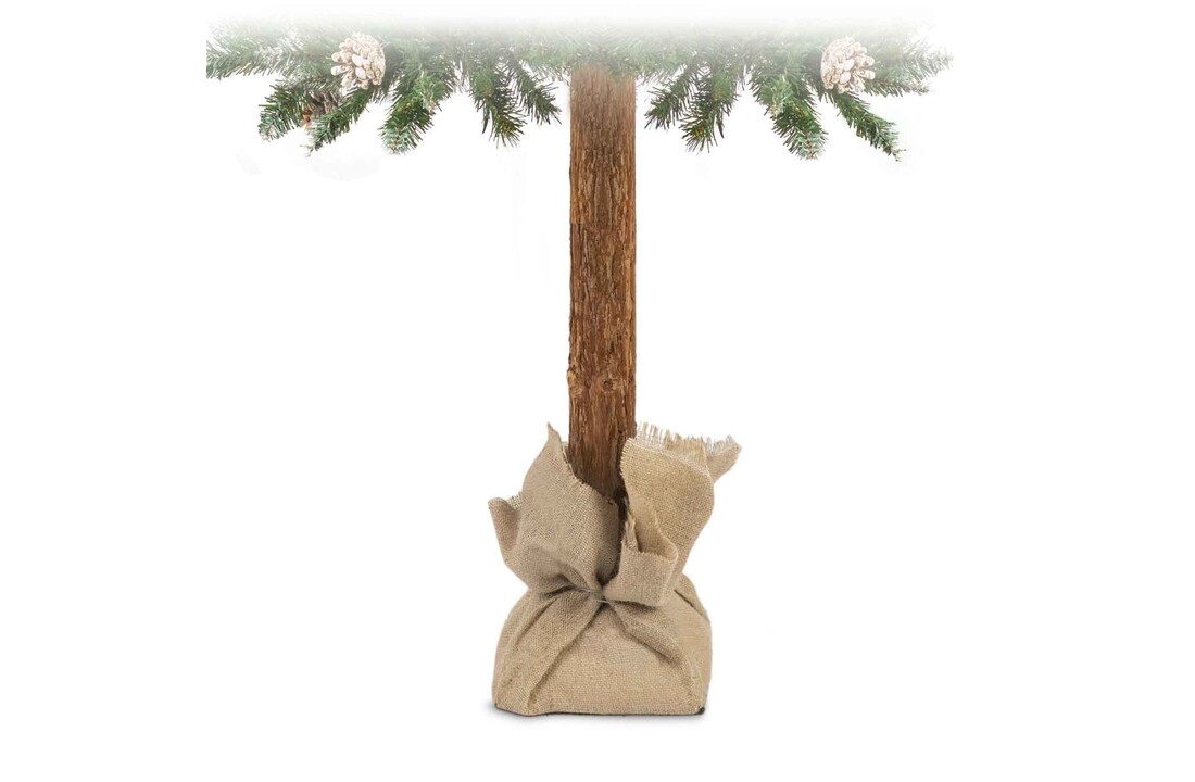 Kerstboom met dennenappels - 180 cm - Groen/Bruin - Grenenhout