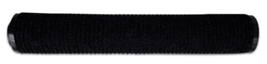 Deurmat zwart geribbeld - 150 x 90 cm - Rubber/Polypropyleen