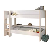 Wit bed hout | Stapelbed 90x200cm | Eiken & Wit
