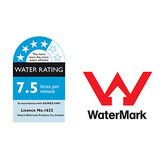 Eengreeps keukenkraan RVS 35mm 7,5L/M Mengkraan